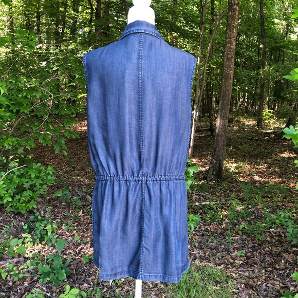 BUFFALO David Button Chambray Vest - Picture 7 of 11